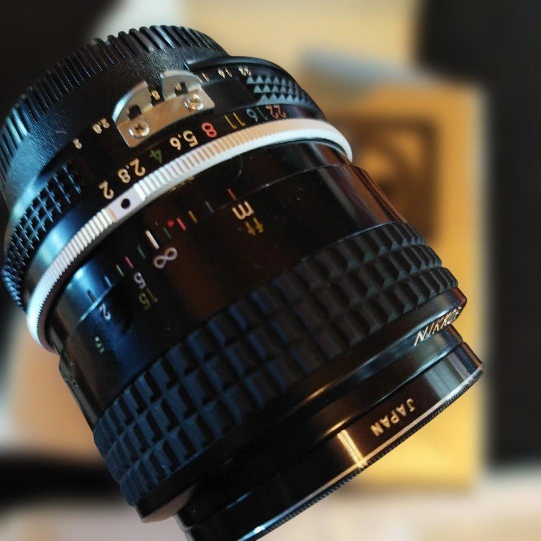 Nikkor 35mm f/2 レンズ　当時物