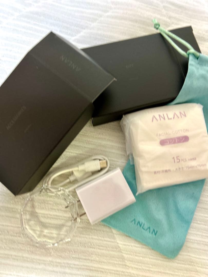 美品・ANLAN RF温冷美顔器 EPI GEL付き