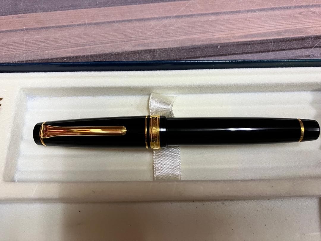 SAILOR 21K プロフェッショナルギア 長刀研ぎ万年筆 黒色 専用ケース付