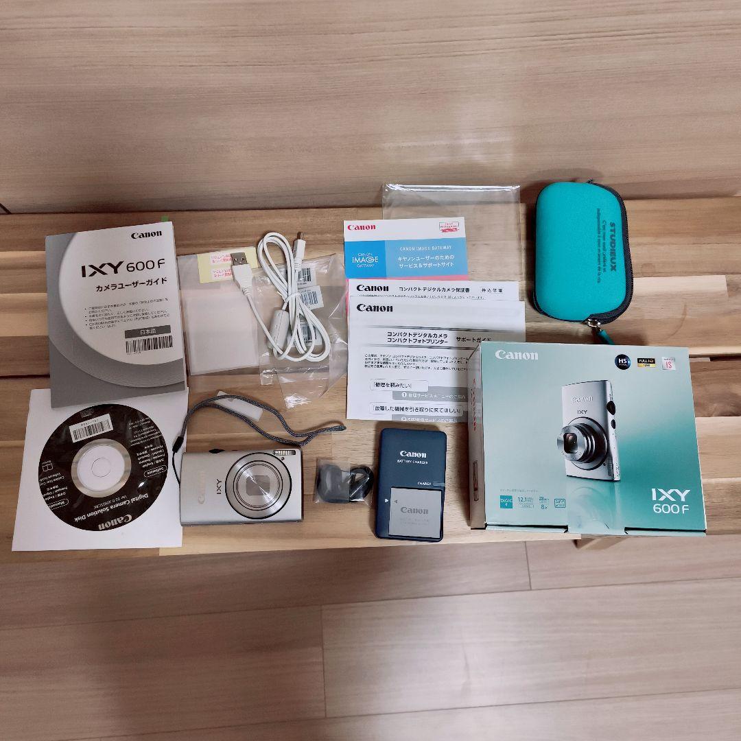 極美品 Canon IXY 600f シルバー コンパクトデジタルカメラ 箱付き
