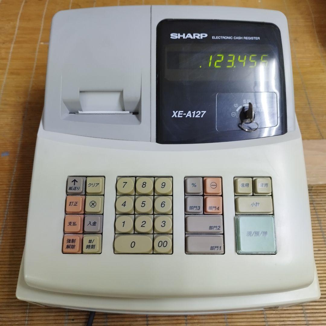 SHARPレジスター　XE-A127　簡単便利特殊　送料込　127987