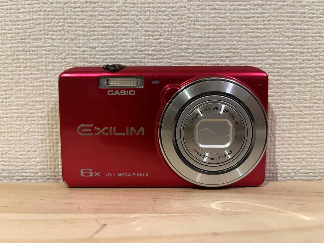 美品 完動品 CASIO EXILIM EX-ZS25 レッド #26081