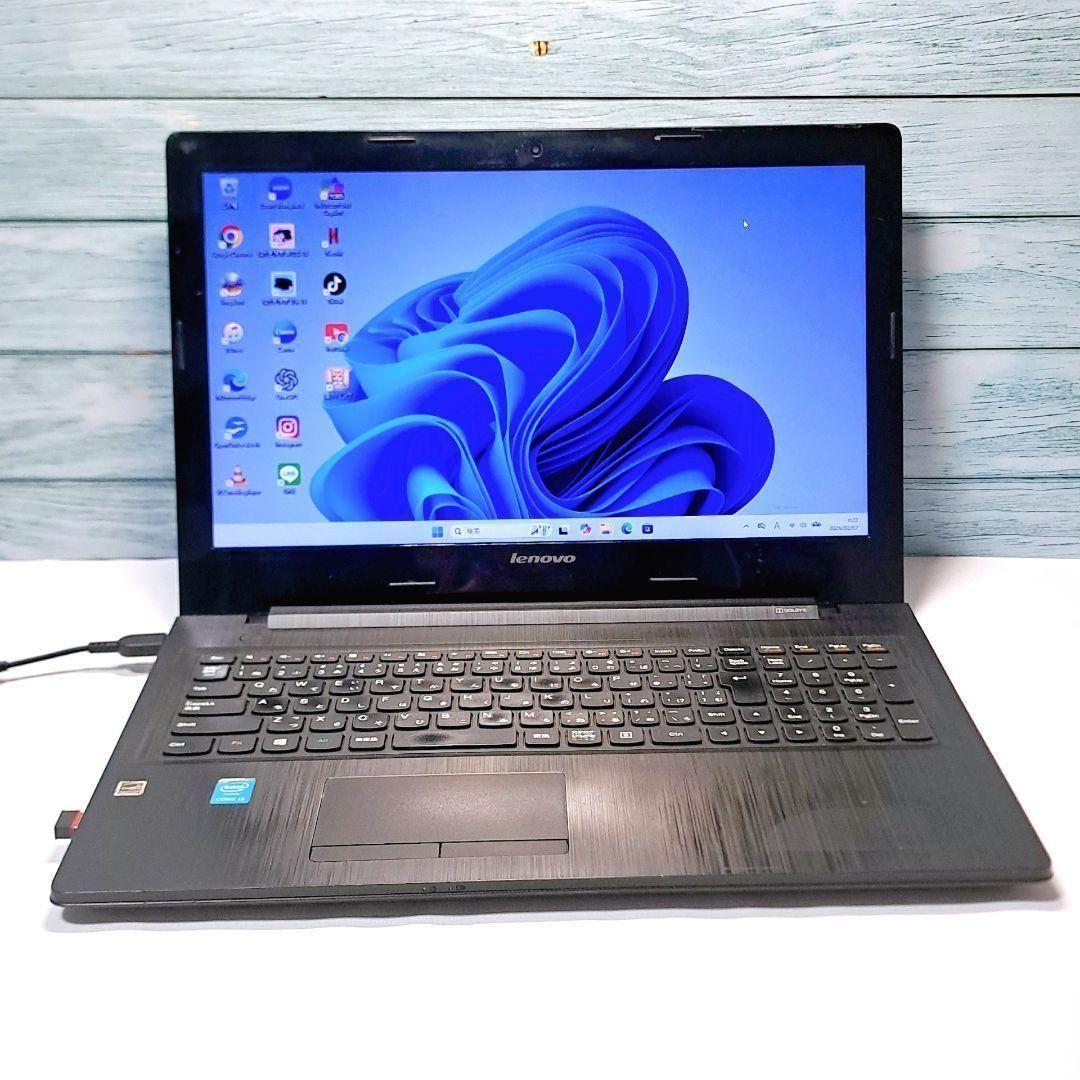 J98【訳あり】レノボノートパソコン i3/8GB Windows11