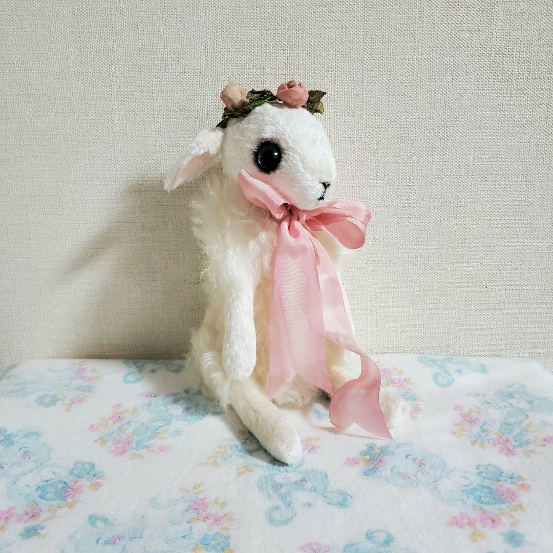アーティスト　テディベア　ウサギと羊のセット