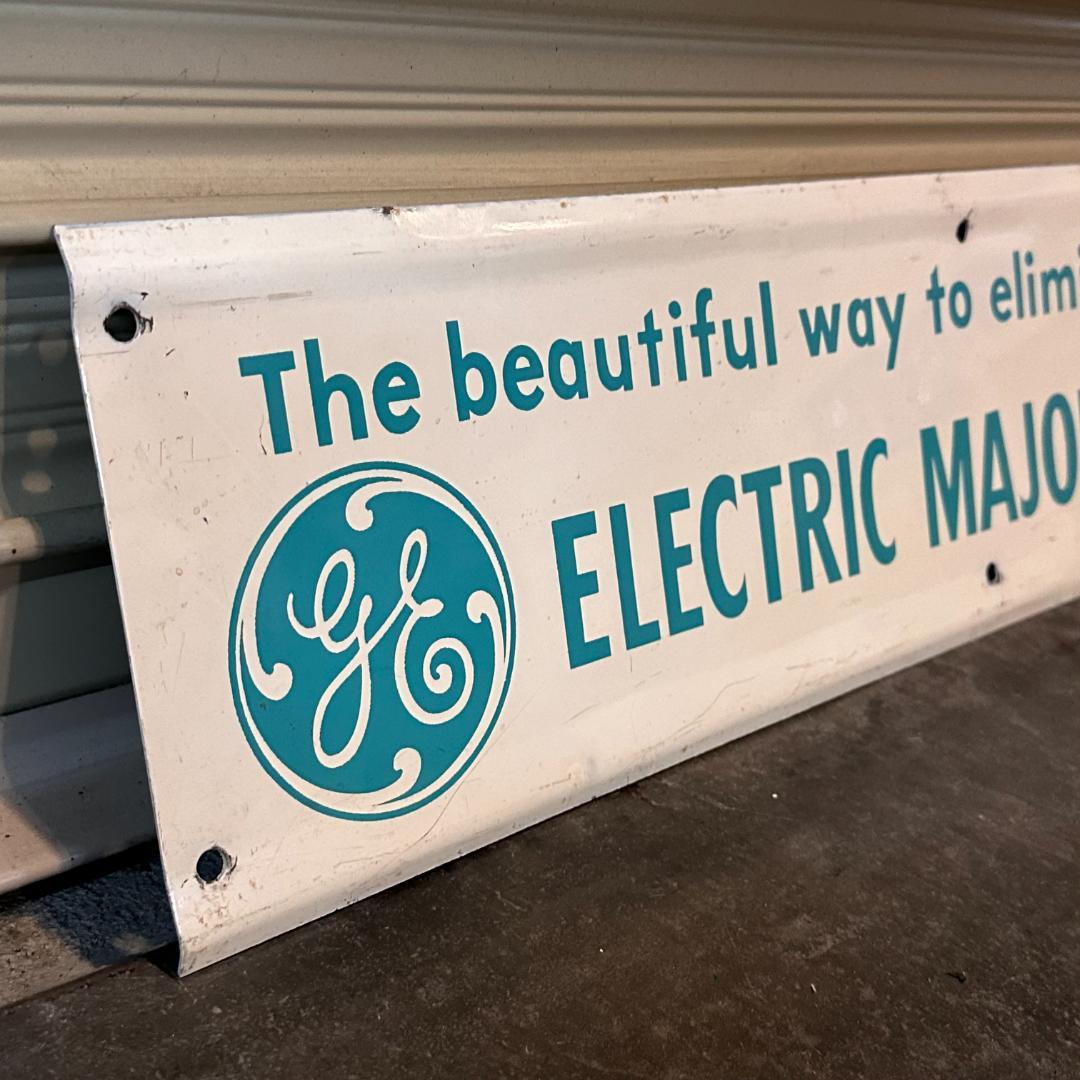 【ヴィンテージ】GE（ゼネラル・エレクトリック）サインボード 看板