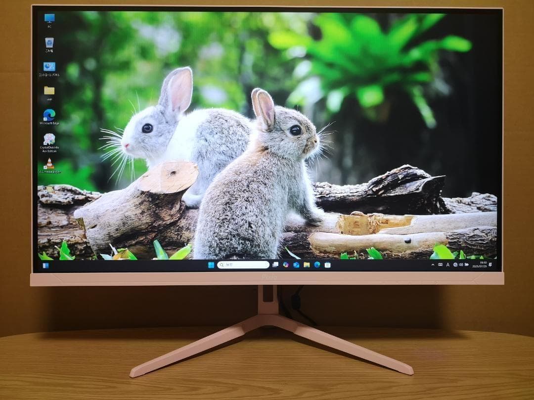 PX248Wave Decora ゲーミングモニター パステルピンクデビル 美品