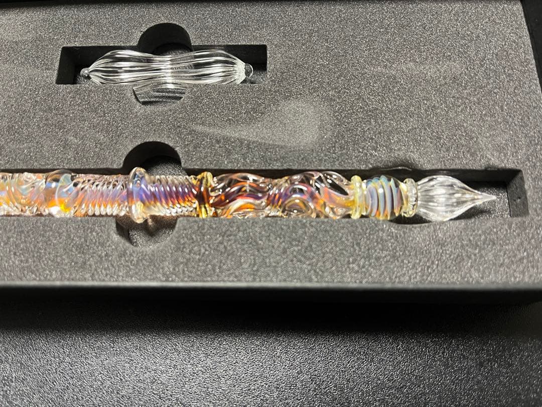 【美品】ガラス工房LUC ガラスペン