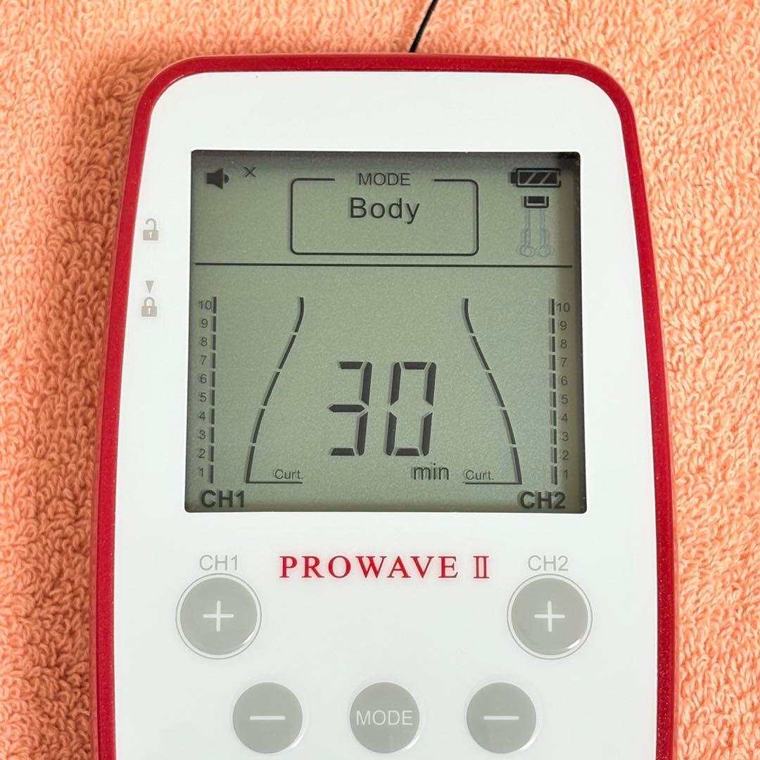 プロウェーブⅡ シーズラボ 高周波EMS 新品パッド12枚付き PRO WAVE