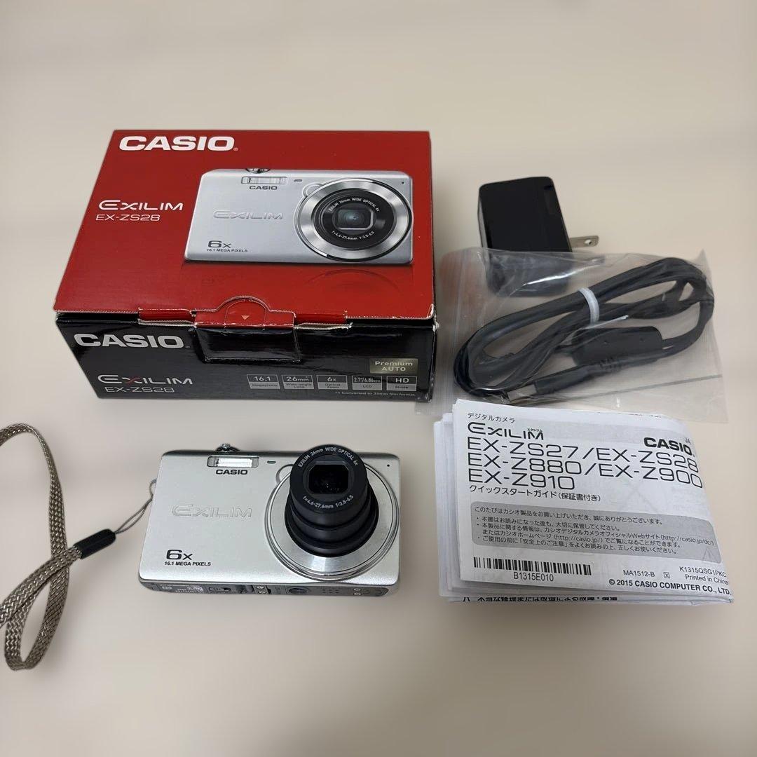 CACIO EXILIM ex-zs28 中古美品