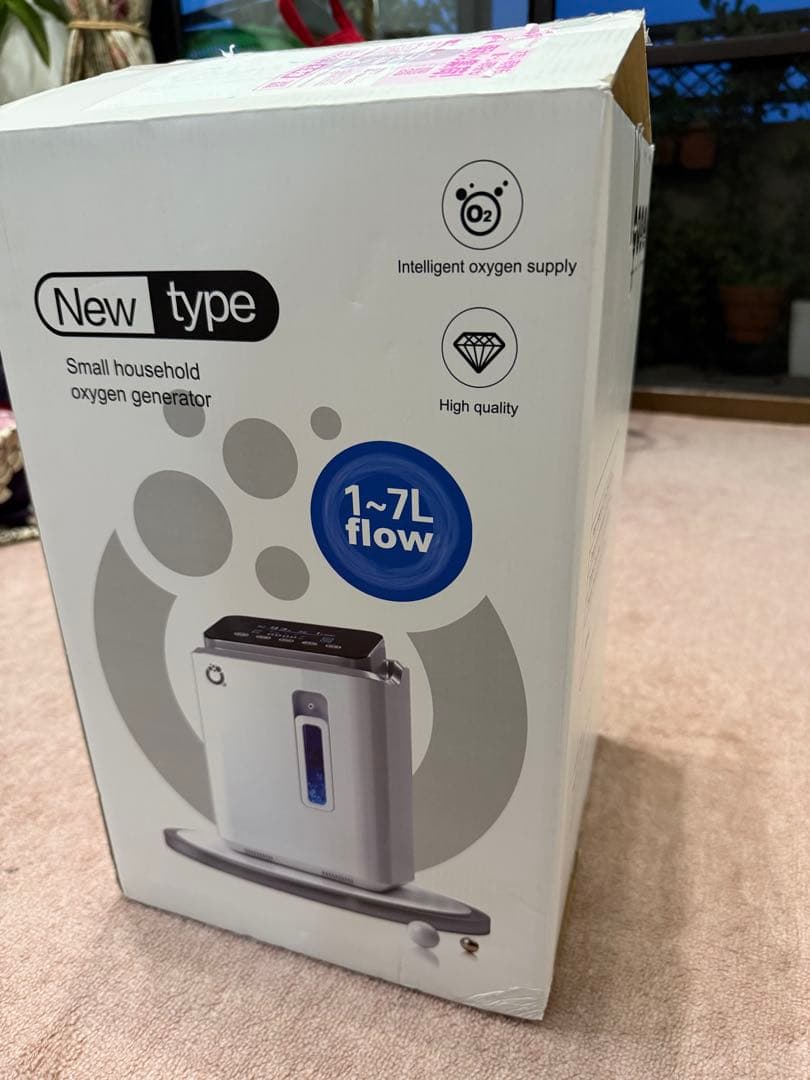 酸素発生器 ny438ペット用に使用しました
