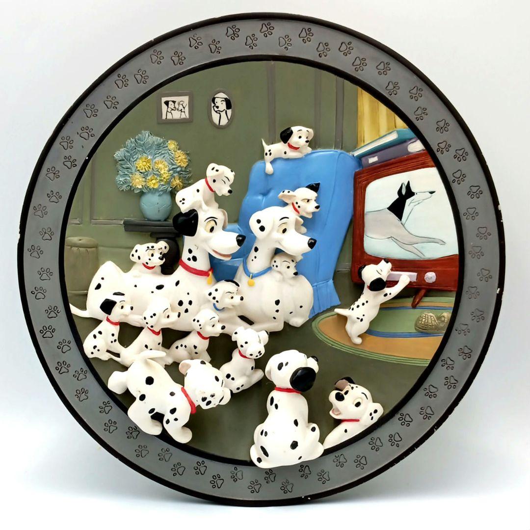 Disney 3Dプレート 101匹わんちゃん 世界限定品 希少 ヴィンテージ