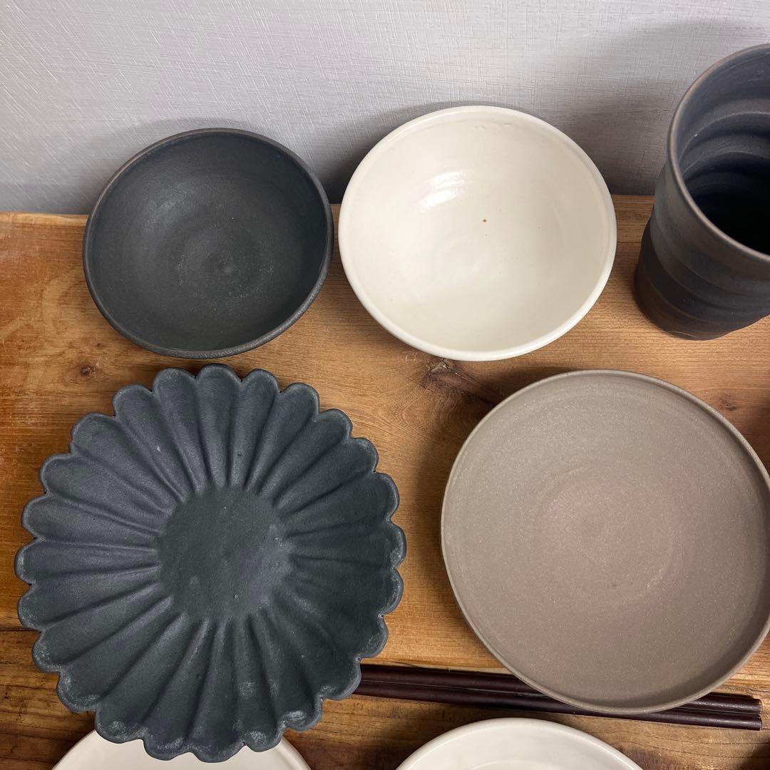 ちゃーさん新品　陶器　陶器　陶芸作家 小ぶりな器10個　165