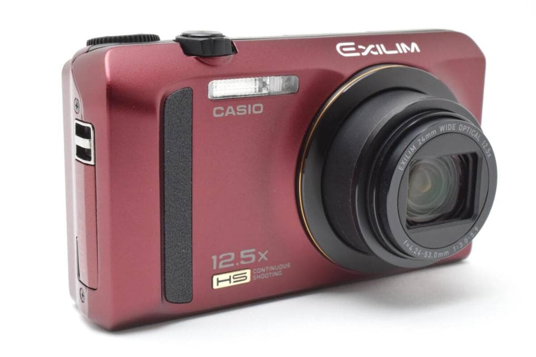 美品 カシオ　CASIO EXILIM EX-ZR300 レッド ＃A442