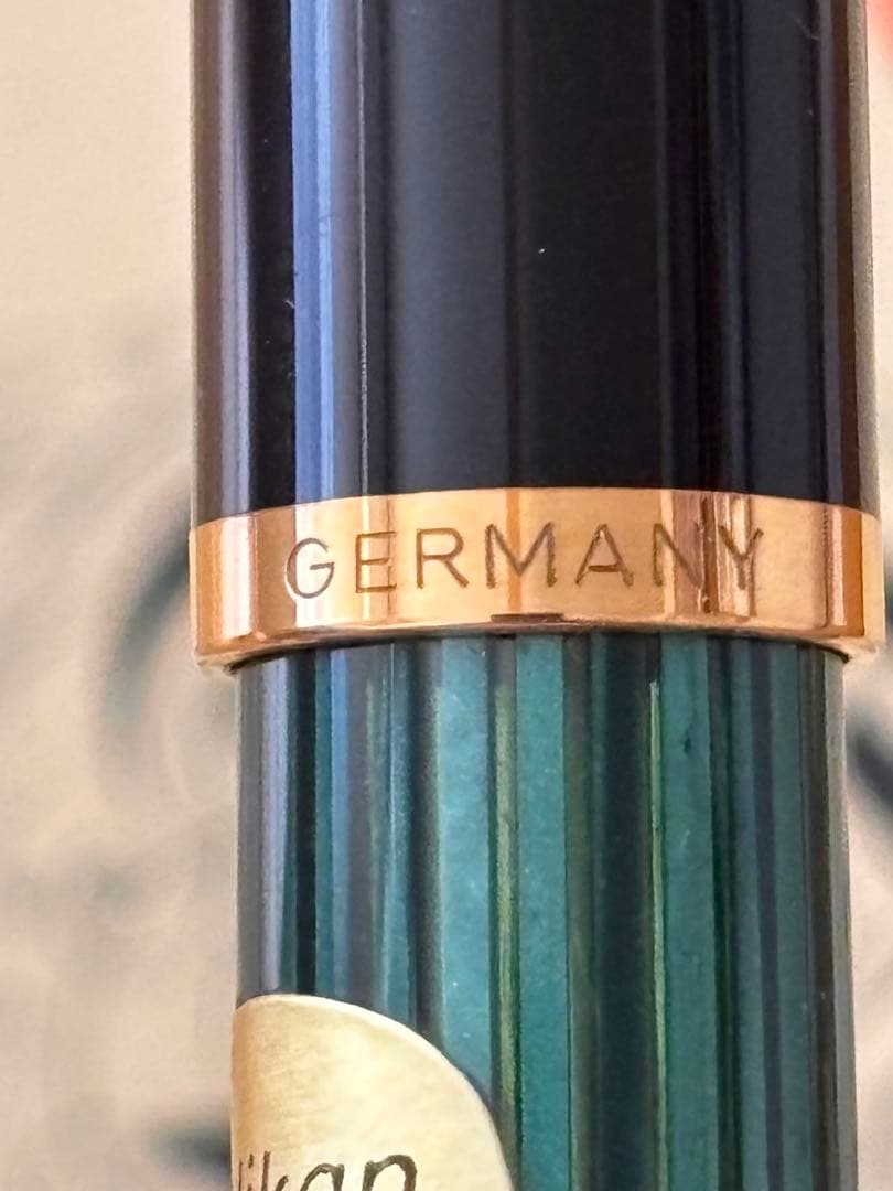 Pelikan万年筆 ♯500 緑縞 Ｍ
