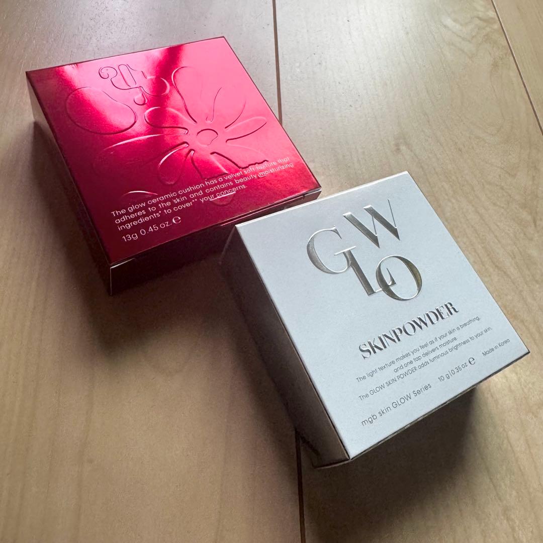 限定廃盤 GLOW ファンデーション スキンパウダー megood beauty