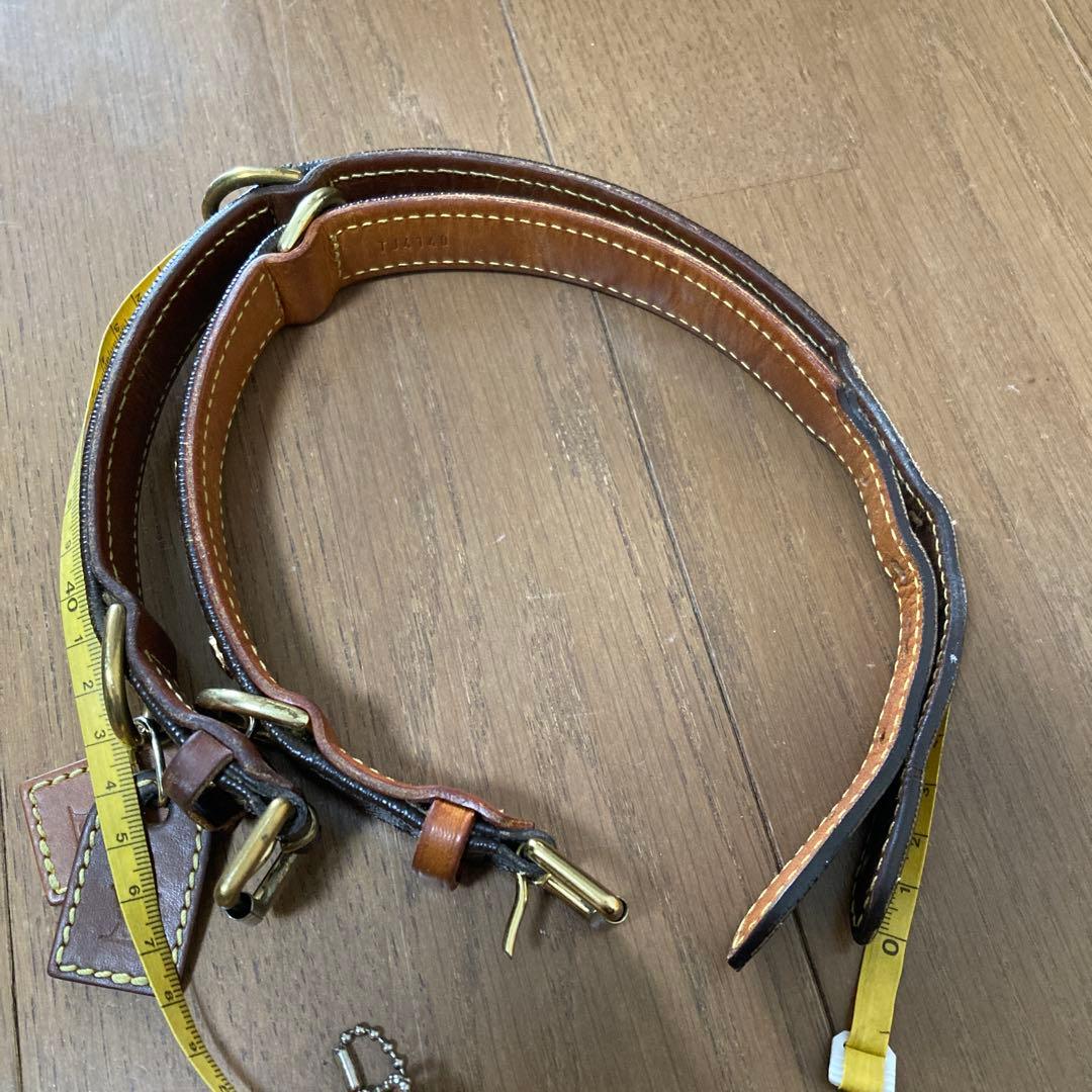 LOUIS VUITTONモノグラム 犬 首輪 2個セット箱有※におい有ります