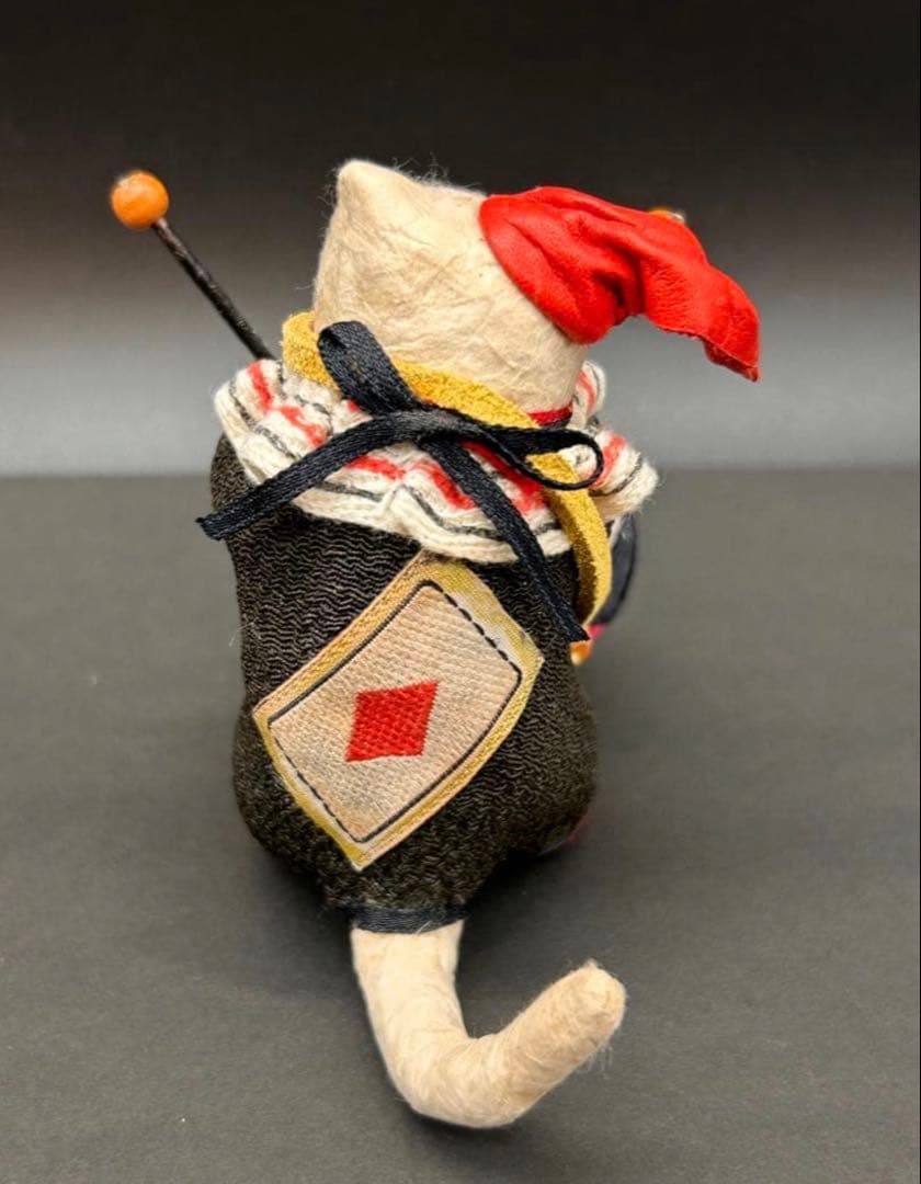 【希少】 千里　作　猫　置物　作家もの　千里猫　　かわいい　入手困難　太鼓
