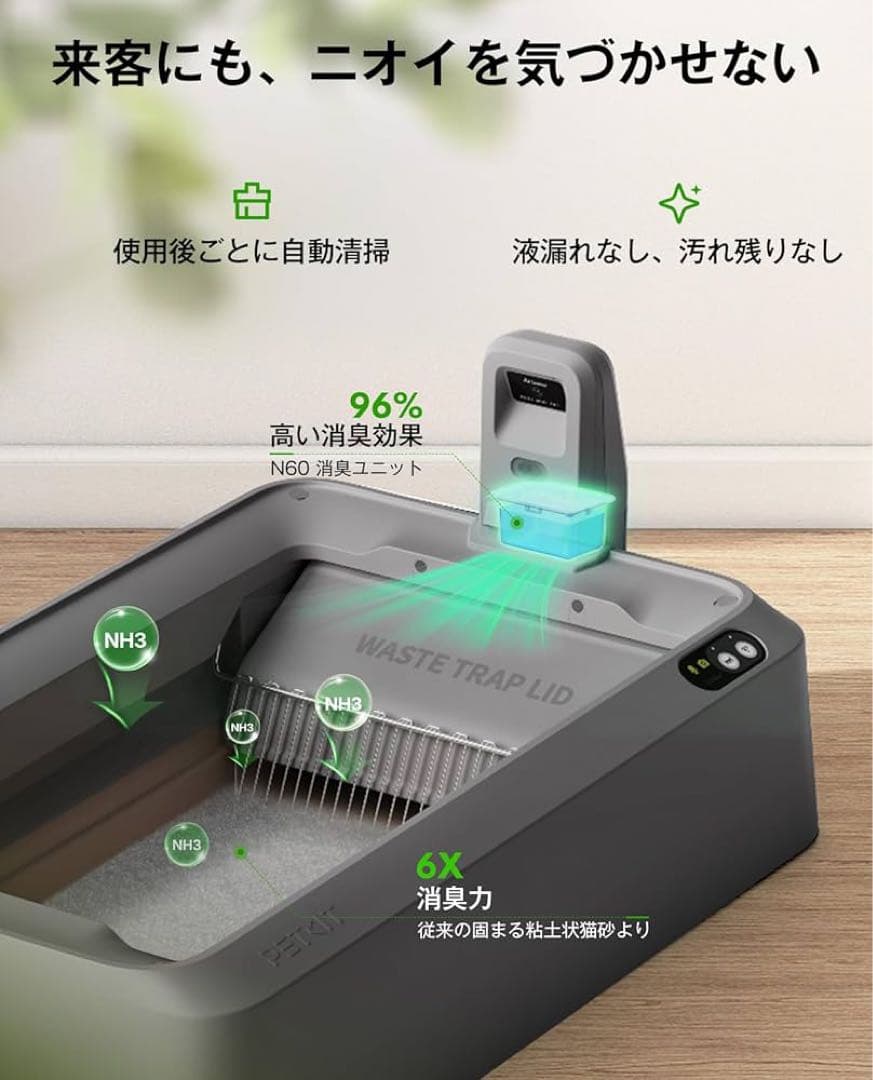 【新品未開封】AI自動ペットトイレ　PETKIT