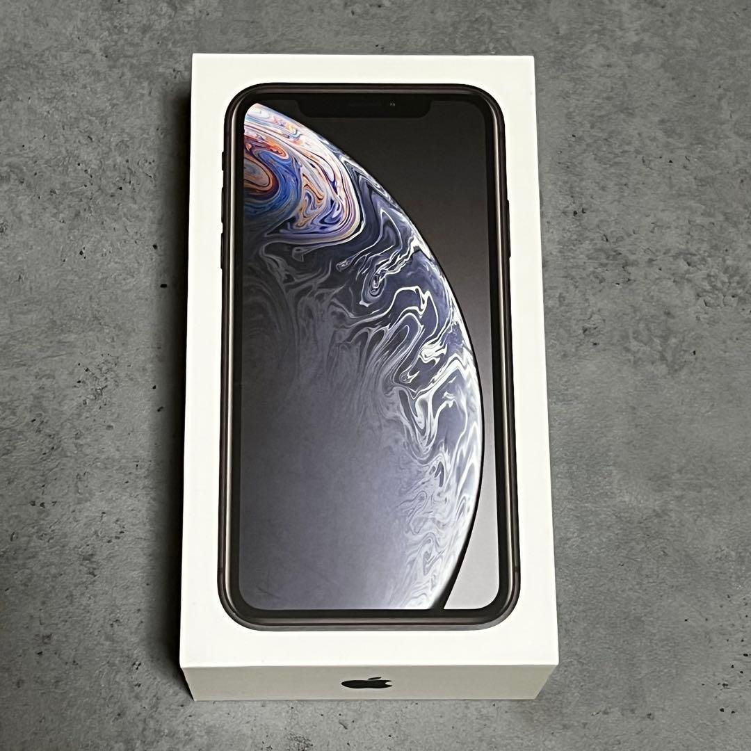 Apple iPhone XR 256GB ブラック 箱付 ケーブルなし