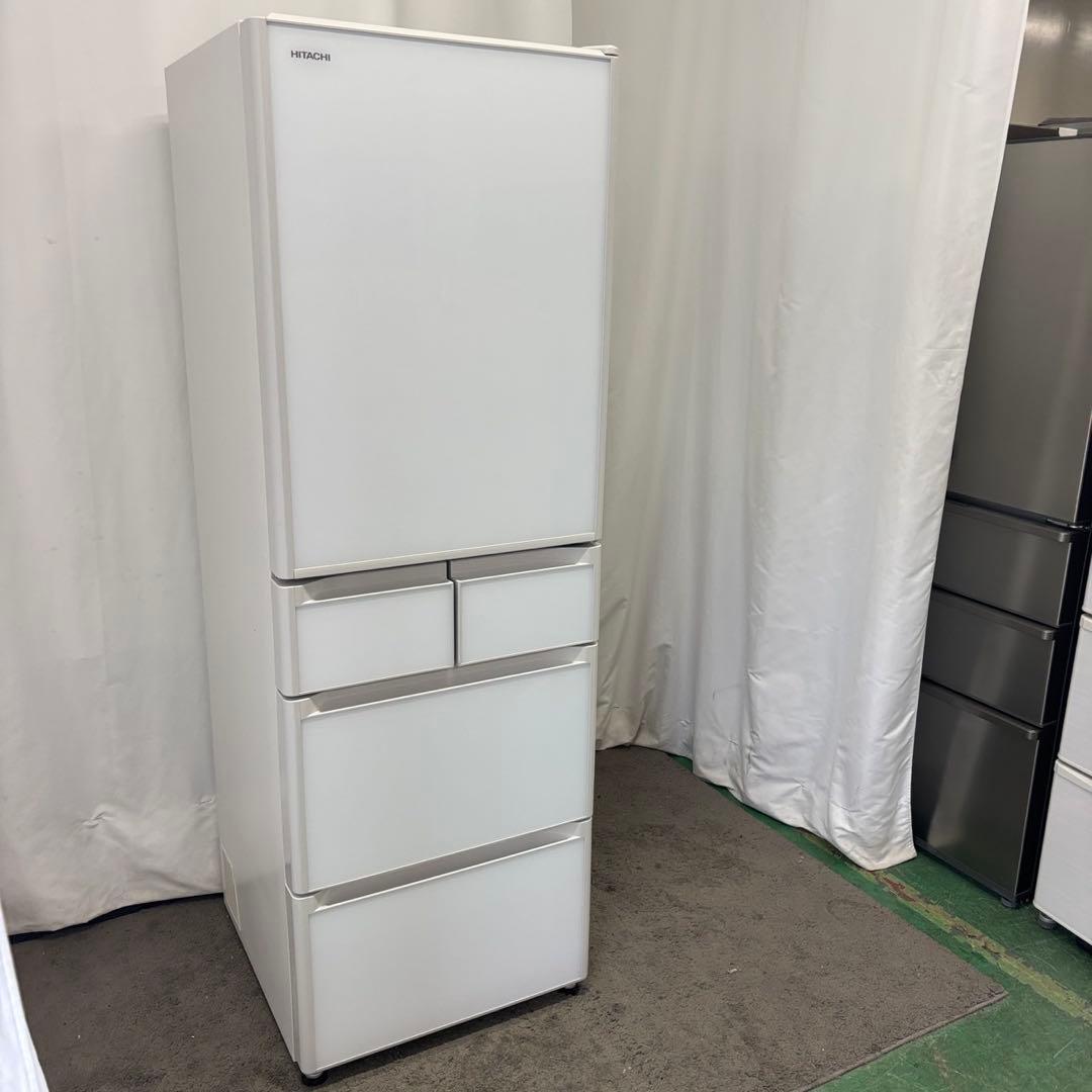 229　日立　冷蔵庫　400ℓ-500ℓ　右開　綺麗　設置無料　自動製氷　安い‼️