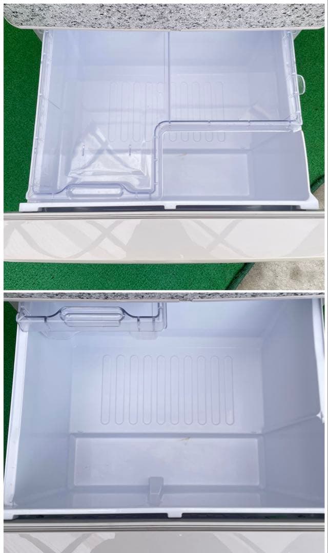 985シャープ 412L 左右どっちもドア 大型冷蔵庫 おしゃれ 自動製氷 国産