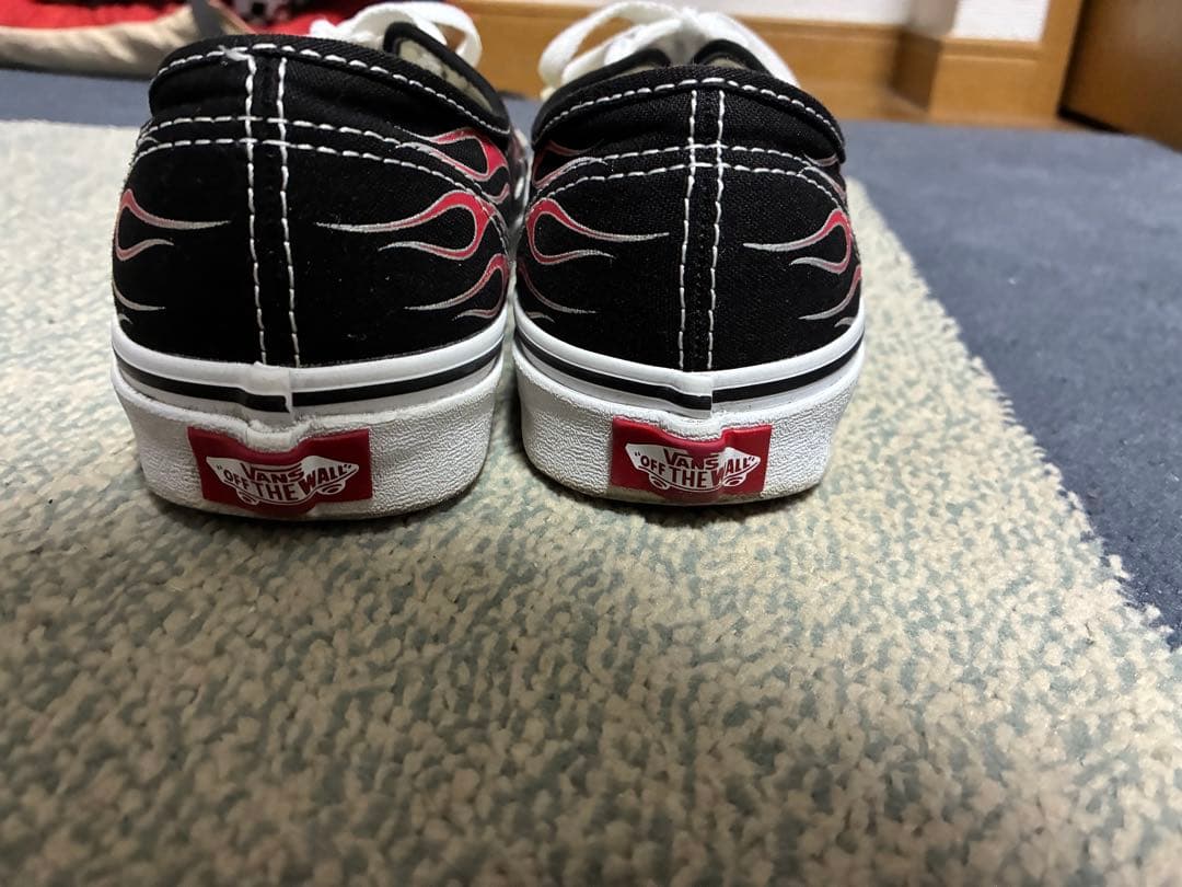 vans authentic flame model フレイム柄　ファイヤー