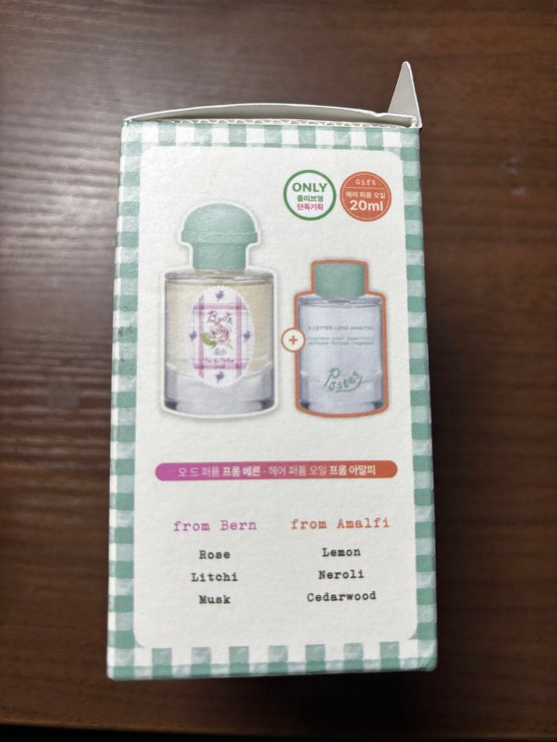 韓国フレグランスPostes香水 ヘアオイルセット