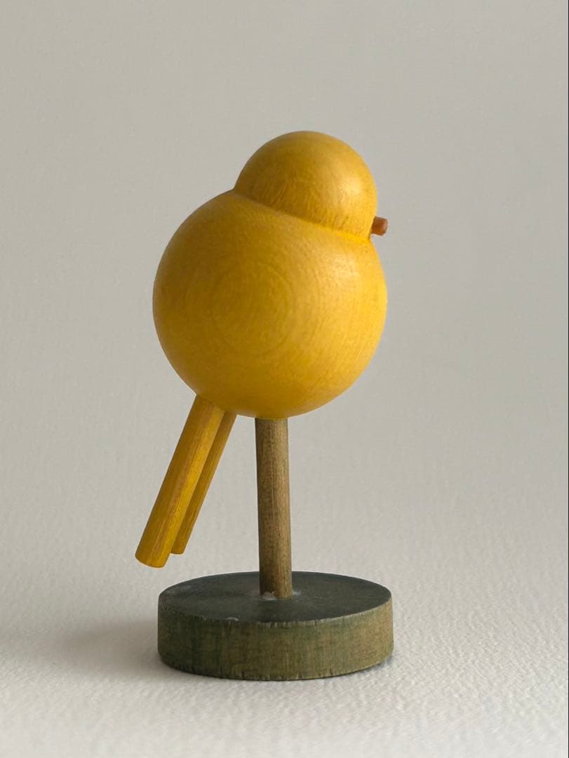 アーリッカAarikka ♡ 鳥の置物 ヴィンテージ　とり　黄色