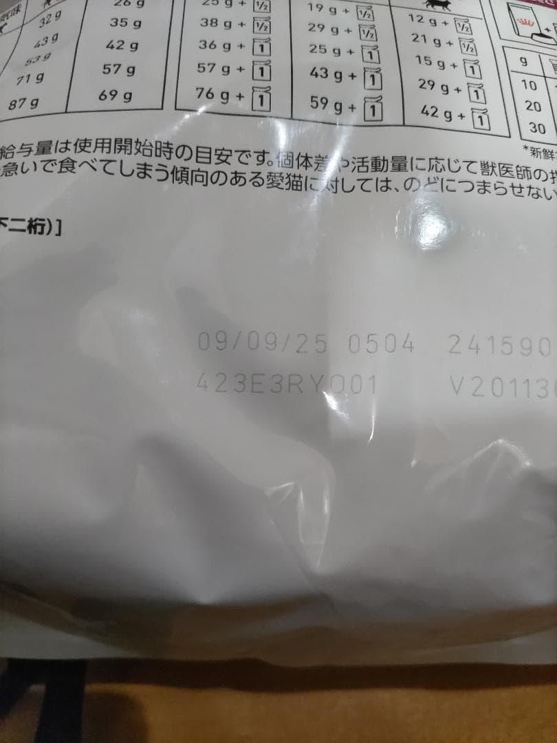  CANIN 腎臓サポート 4kg 消費期限　2025年9月9日