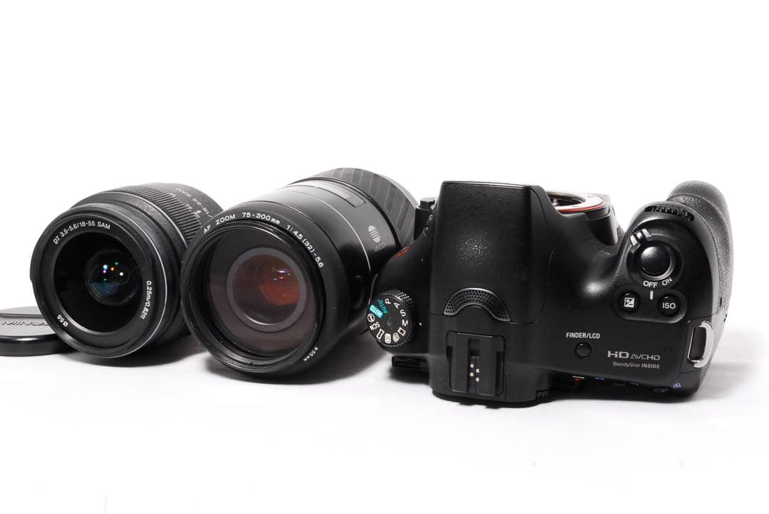 すぐ使える◆SONY α65◆一眼レフカメラ◆標準＆超望遠レンズ◆スマホ転送OK