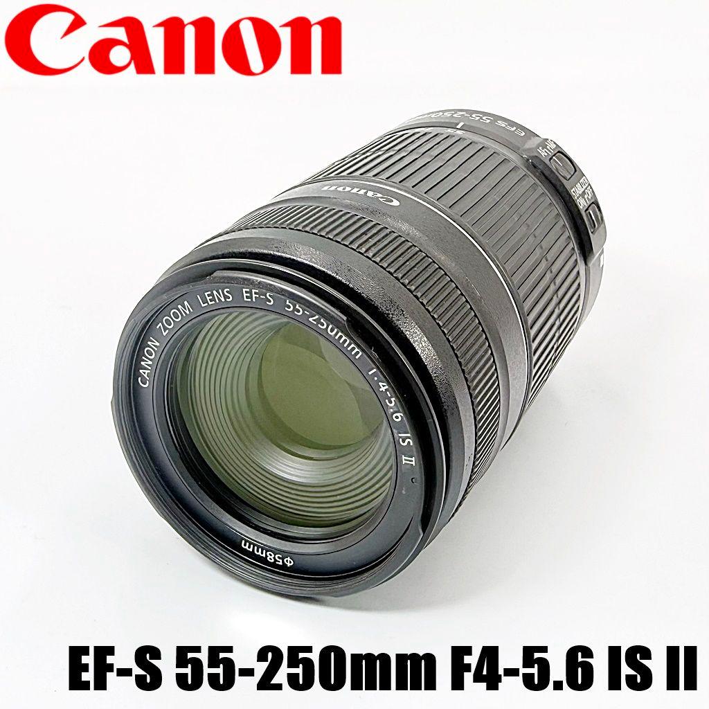 キヤノン EF-S 55-250mm F4-5.6 II 望遠レンズ カメラ