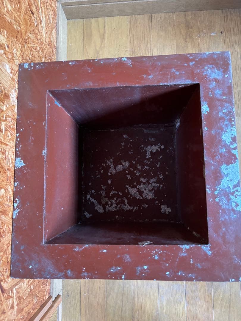 茶道具　炉壇　ろだん　銅
