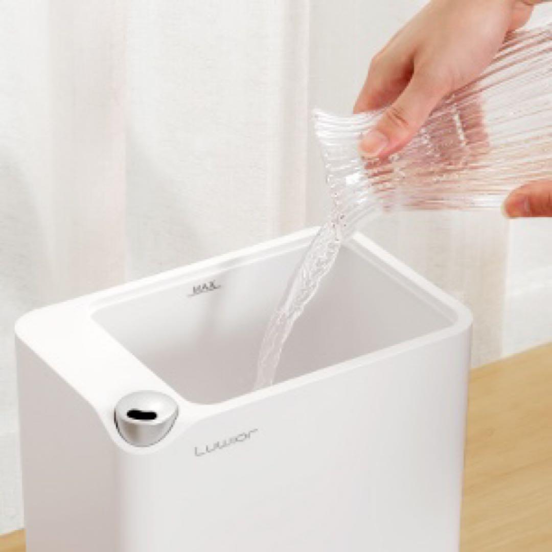 加湿器 卓上 除菌　電解水除菌 超音波 4L 極静音 360度回転