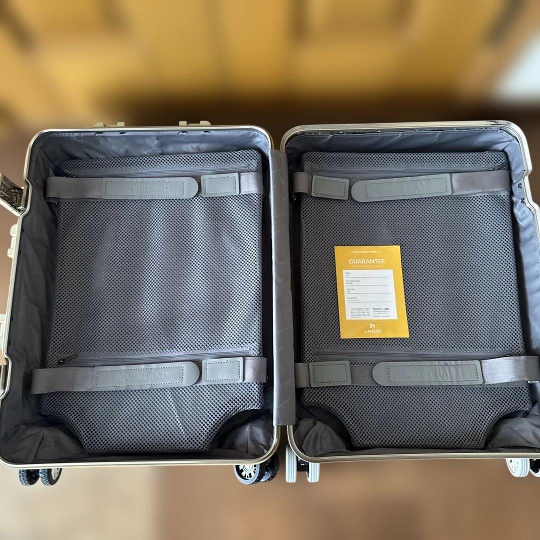 LANZZO VIKLAND アルミ スーツケース 34L アルミ合金