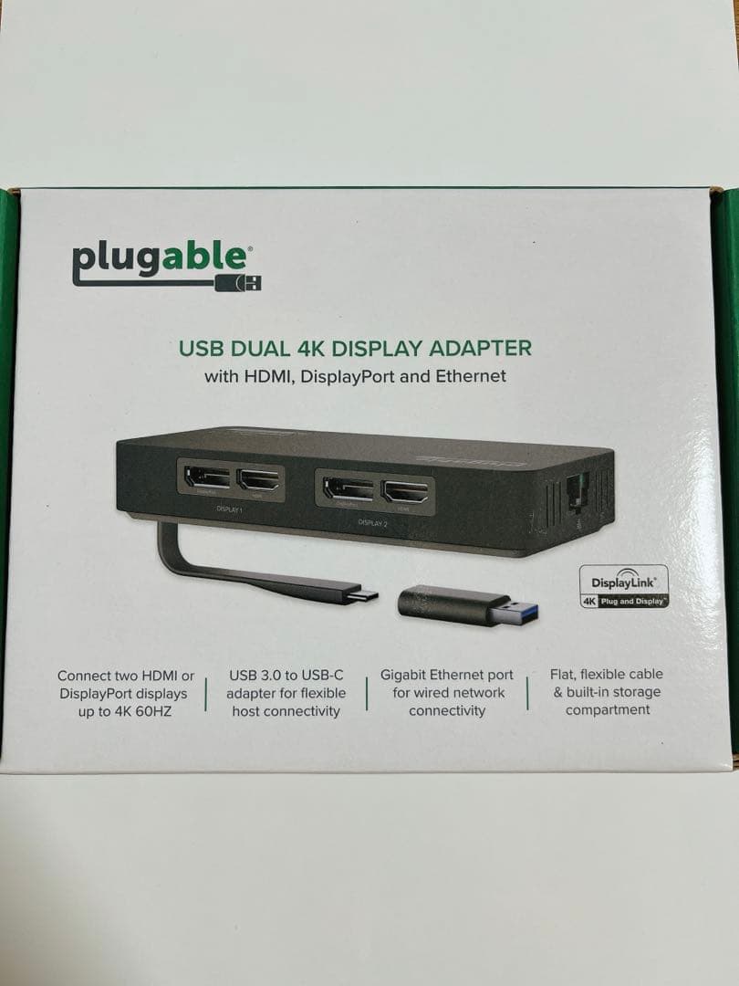 【新品未使用】Plugable ドッキングステーション DisplayLink