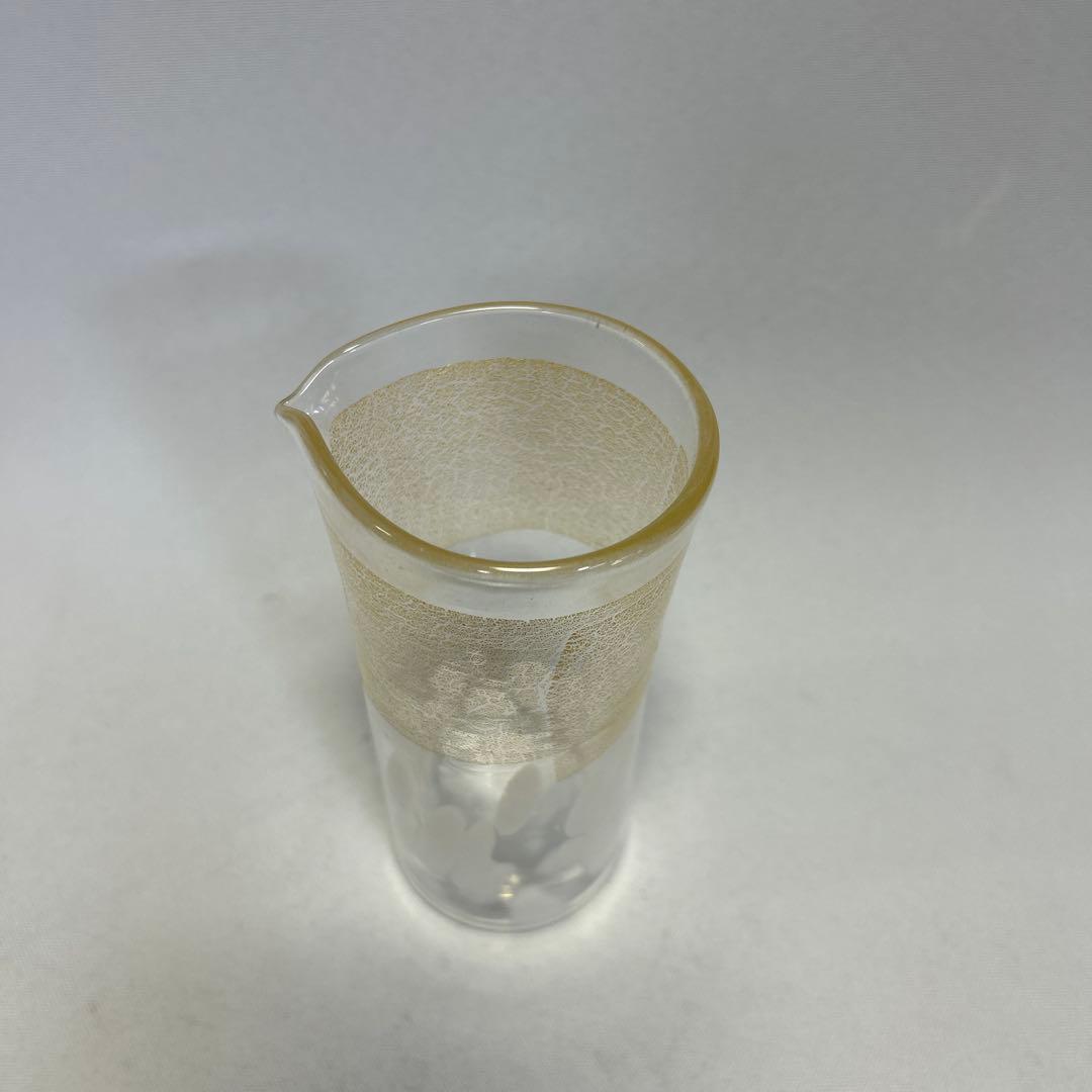 手作り作家、金箔彩酒注ぎ