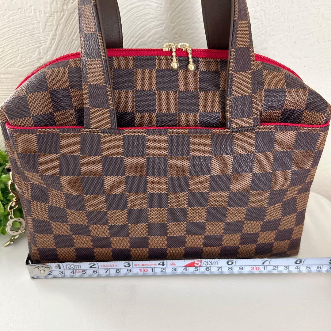 紗耶香ページ　ハンドメイド　市松模様　バッグ