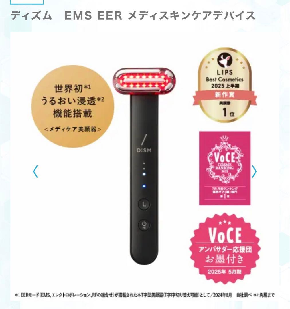 ディズム EMS EER メディスキンケアデバイス　美顔器