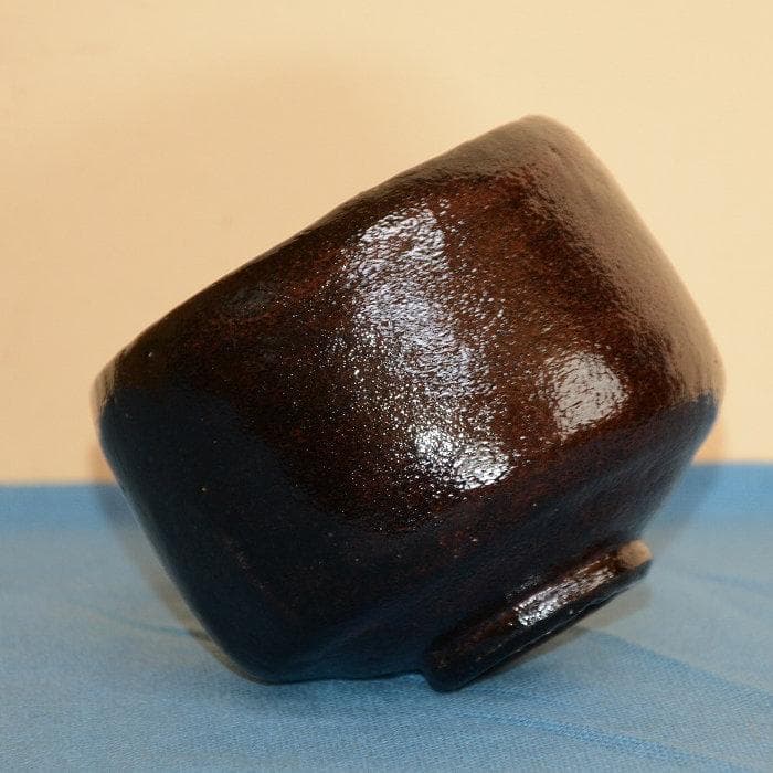 茶道具　黒茶碗　一入曙写　楽茶碗　佐々木昭楽　送料込み