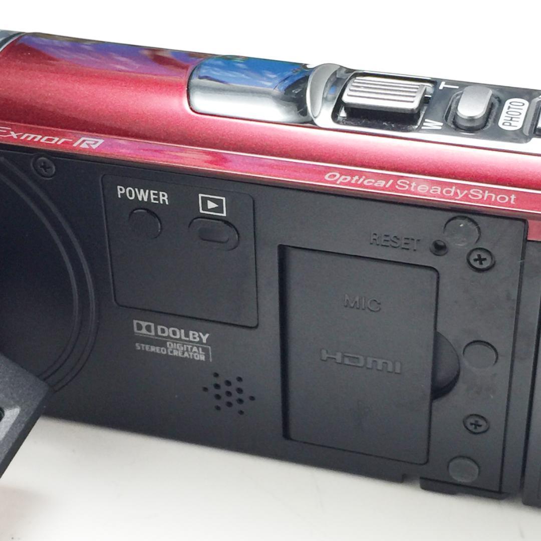 きれい ソニー ハンディカム HDR-CX180 レッドルージュ 元箱