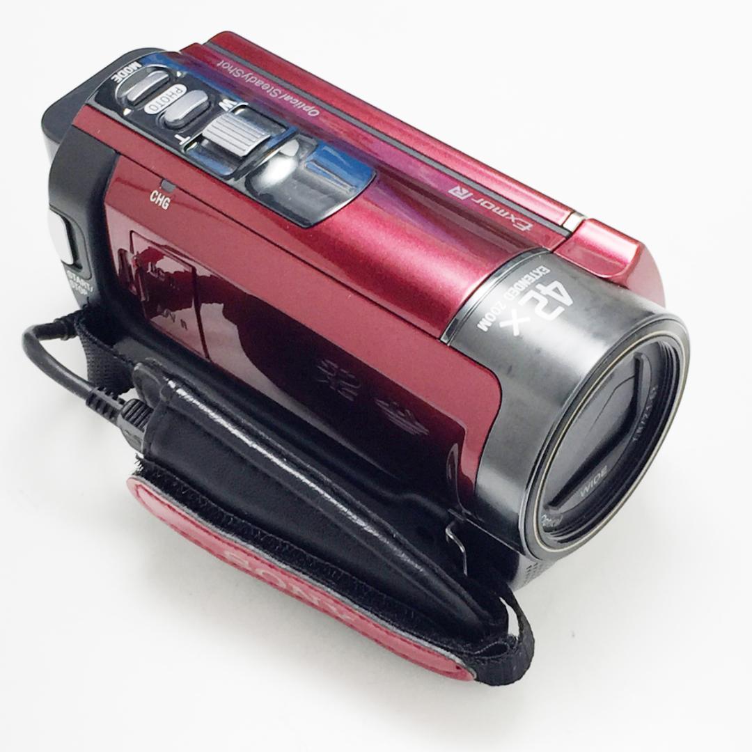 きれい ソニー ハンディカム HDR-CX180 レッドルージュ 元箱