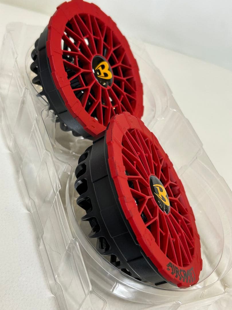 バートル　2025　エアークラフト　ファンユニット　AC09-2　レッド　美品