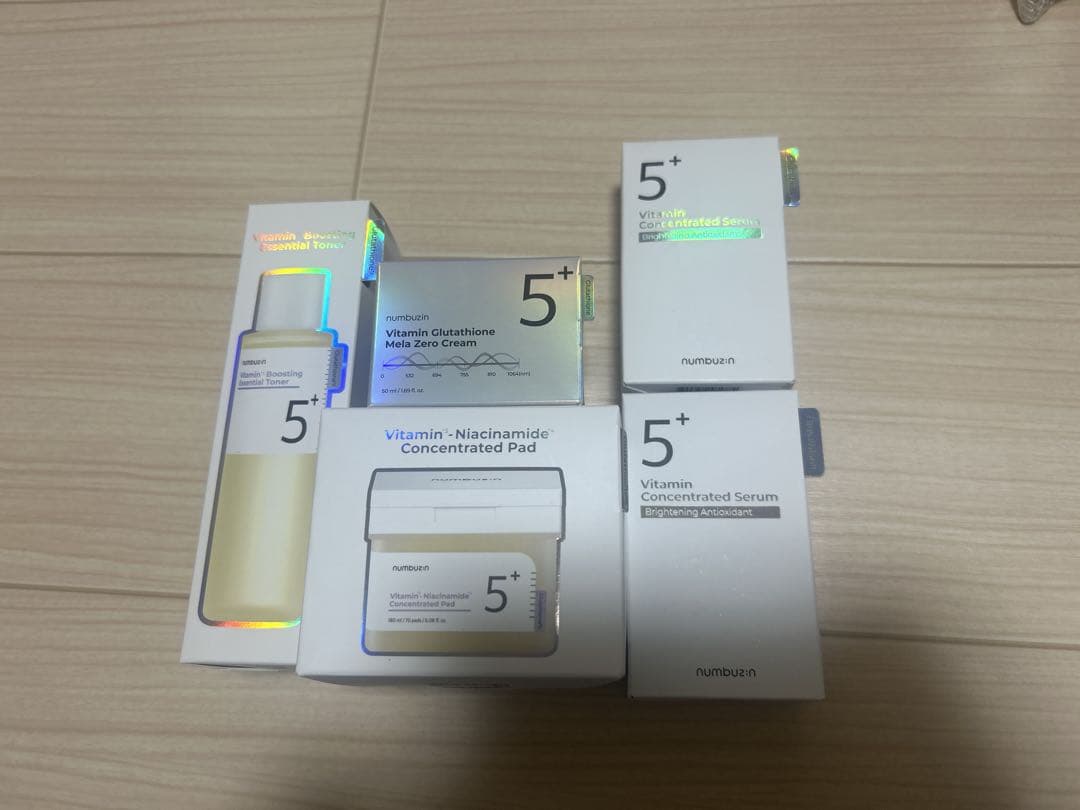 numbuzin 5+ ビタミン スキンケアセット 5点