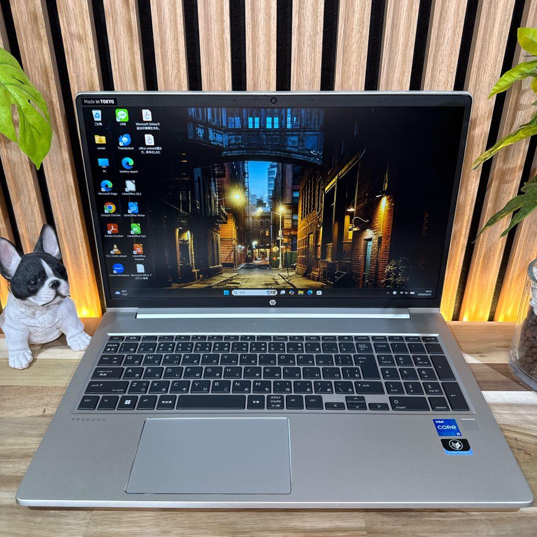 美品2022年モデル‼️HP ProBook☘メモリ16GB☘ノートパソコン