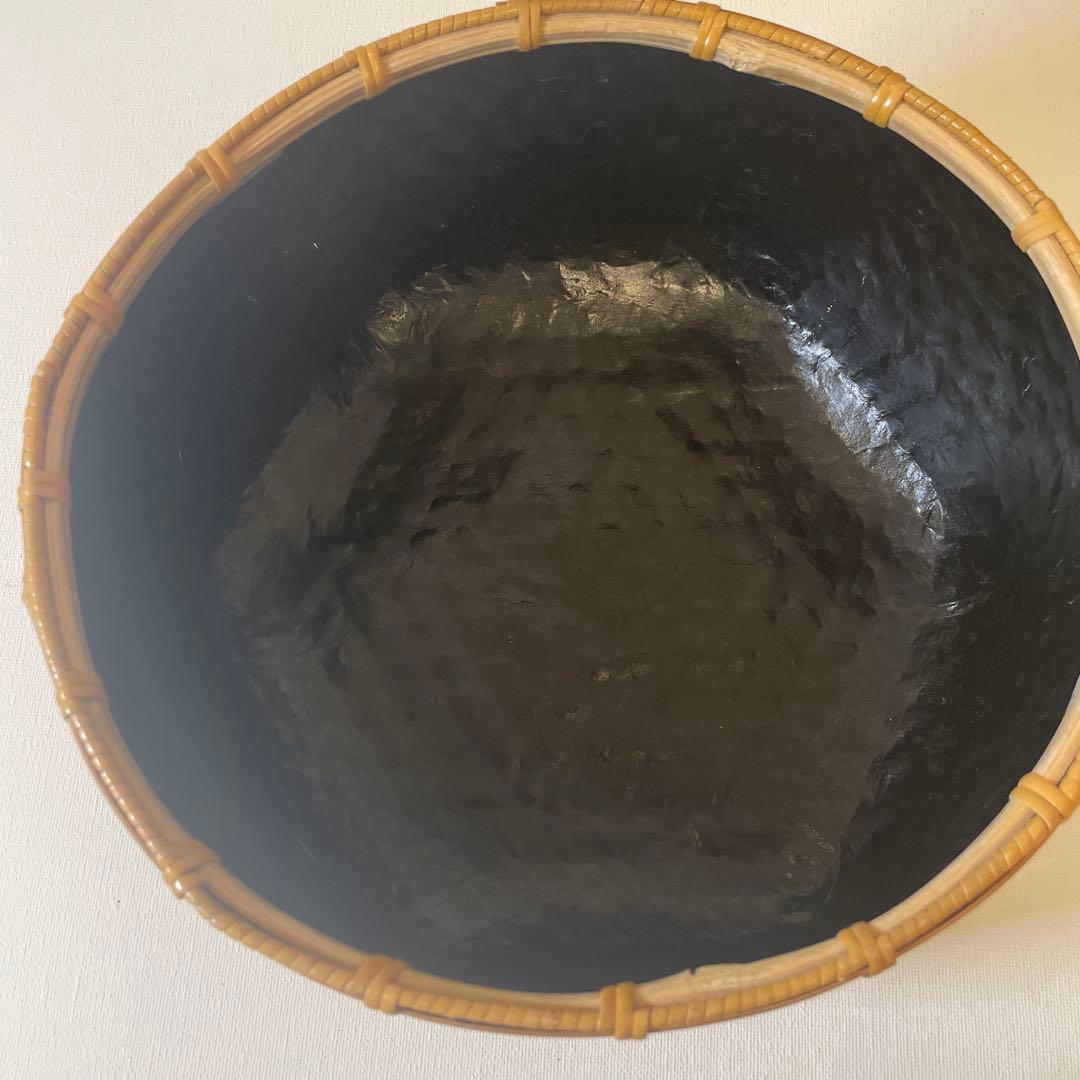 水谷六々斎　鱗型炭斗　茶道具