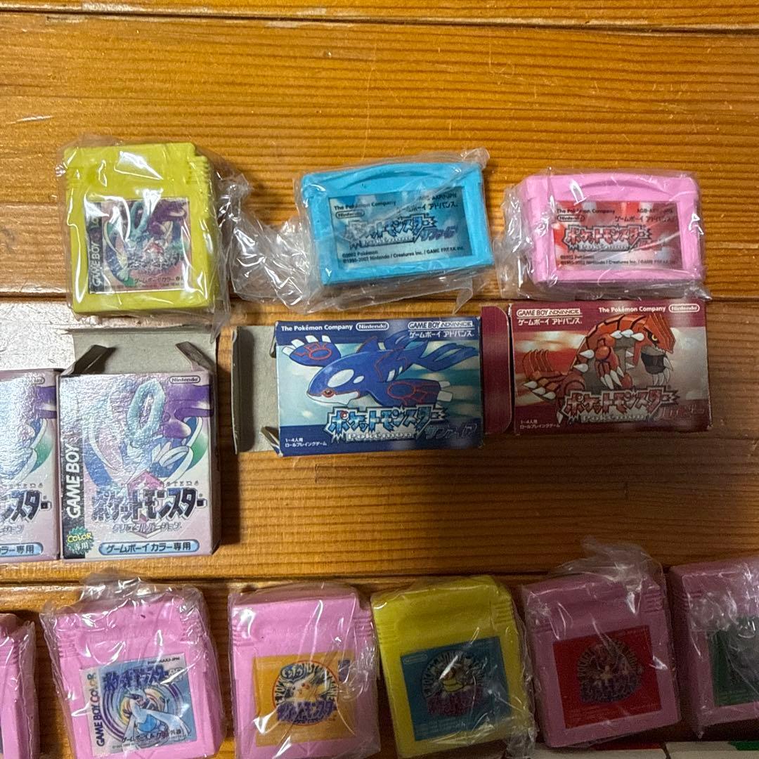 ポケモンシリーズ　カートリッジ　消しゴム