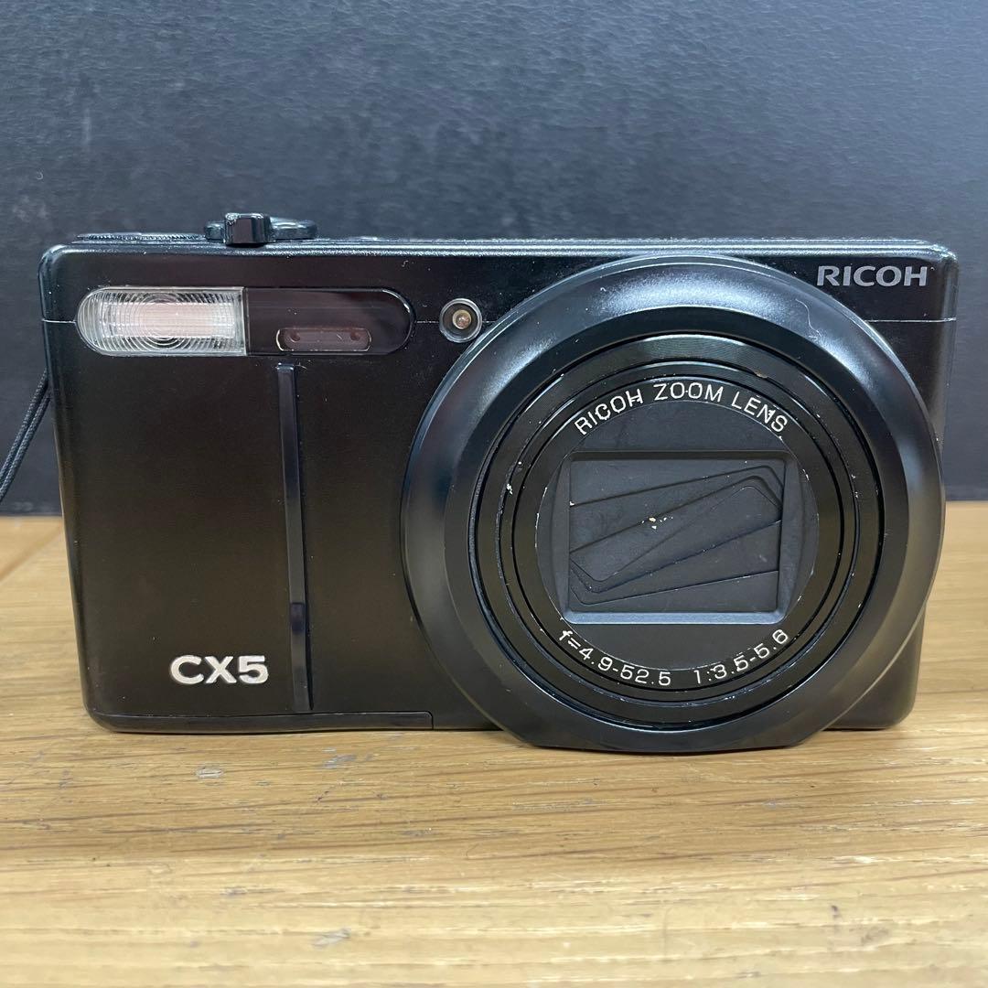動作品 RICOH CX5 コンパクトデジタルカメラ ブラック