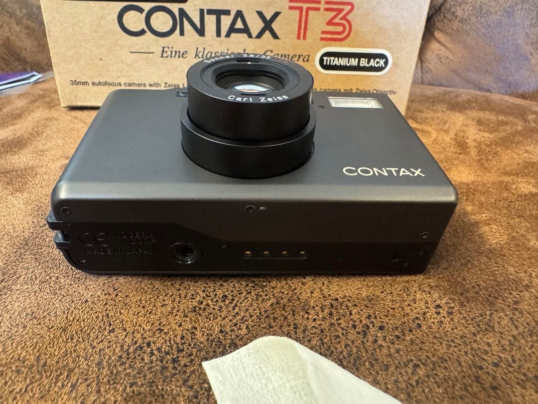 美品 CONTAX T3D Titan Black 動作確認済 チタンブラック