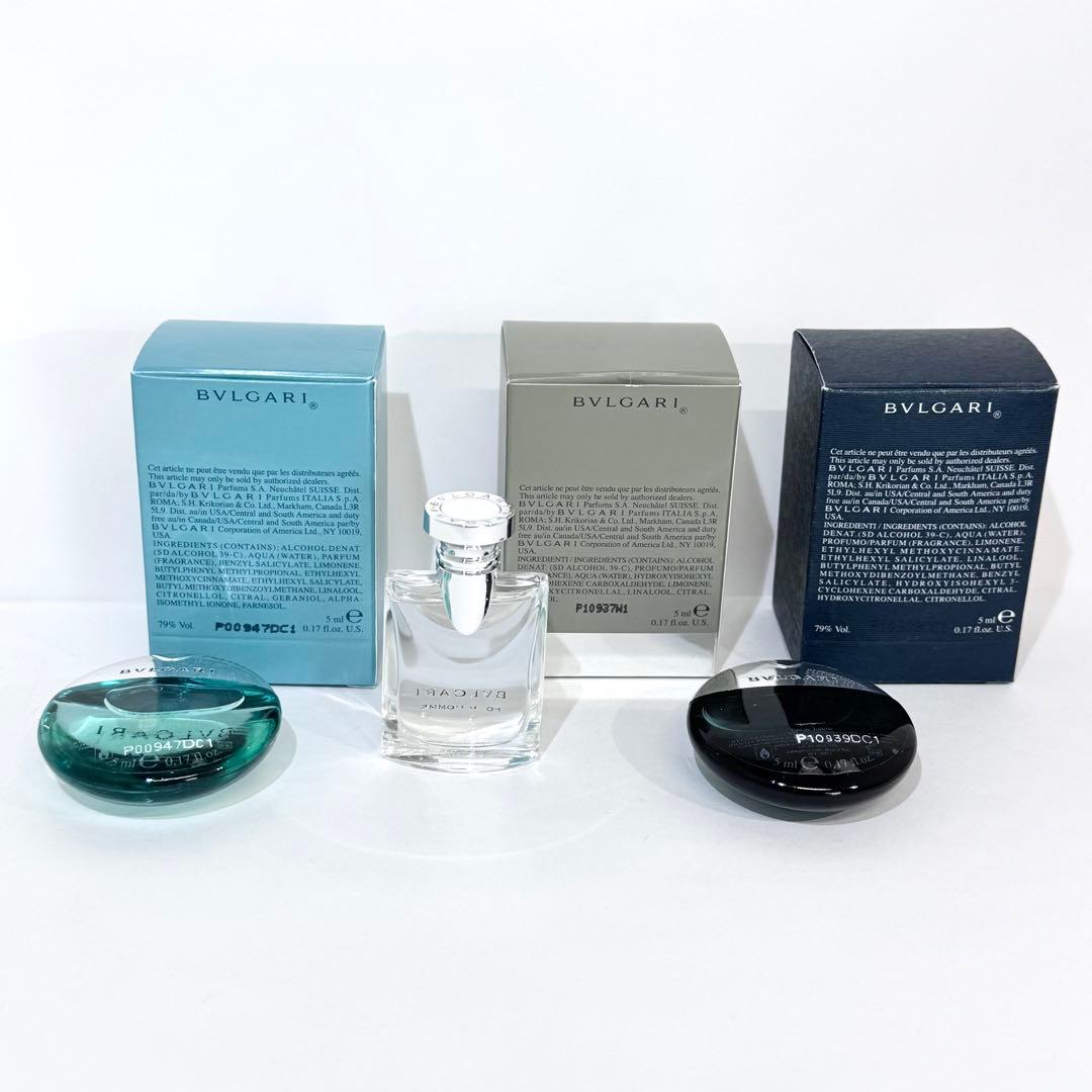BVLGARI ブルガリ ミニボトル香水 3点セット
