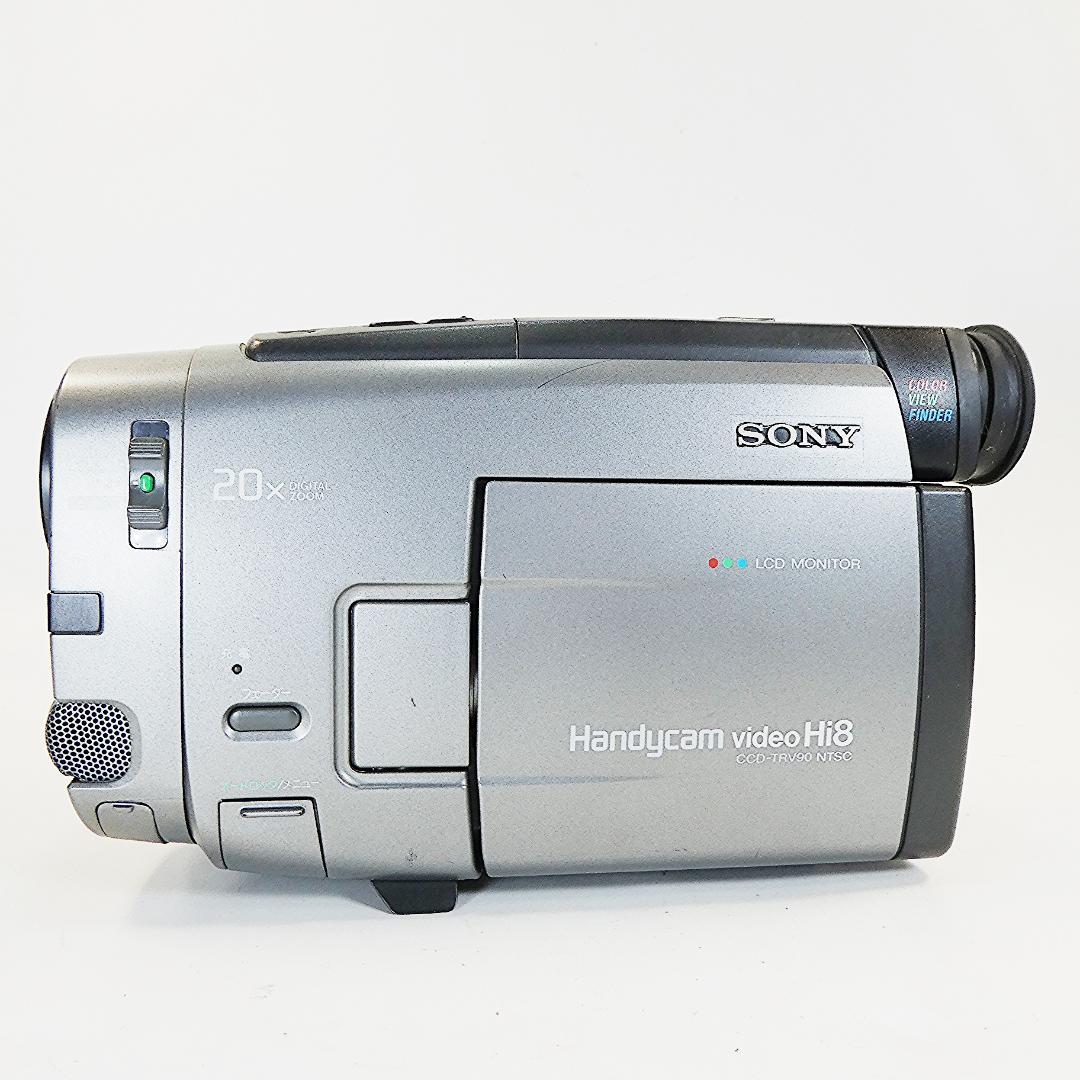 ソニーCCD-TRV90 動作良好VideoHi8ビデオカメラ DVD化に最適